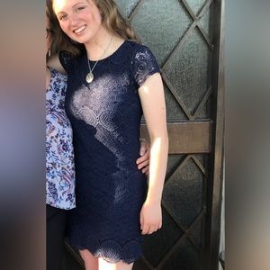 Blue Lace Dress size 2